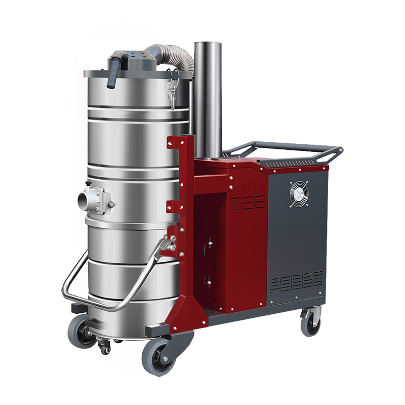 东营坦洁380V 双桶手动反吹工业吸尘器X8系列